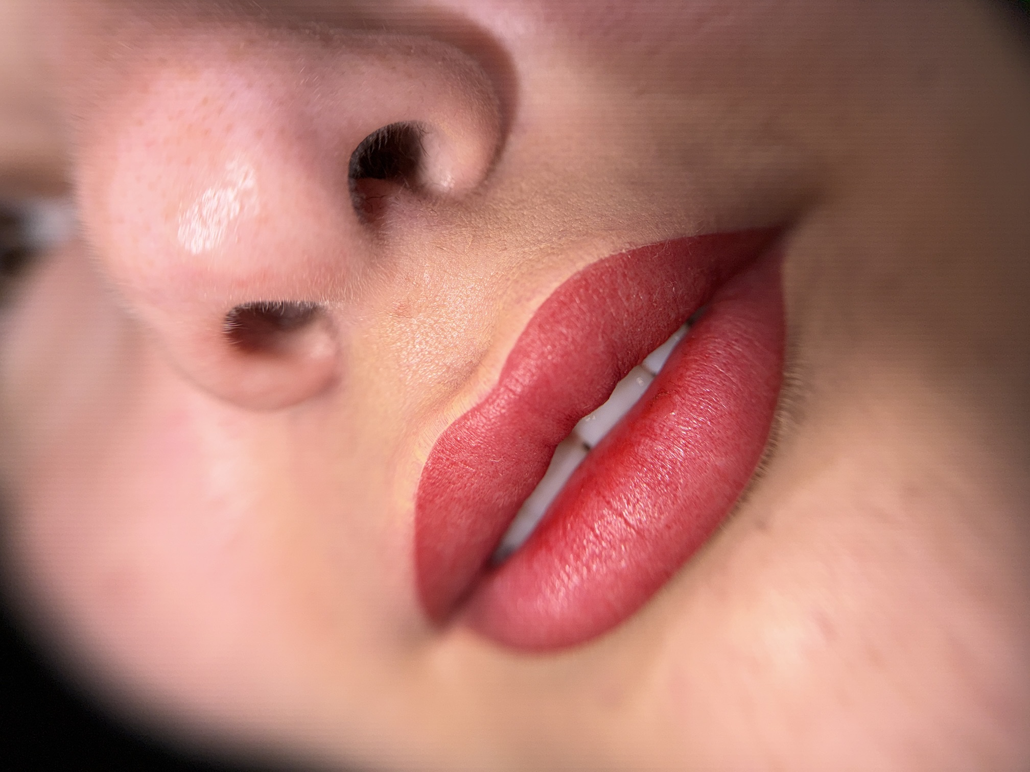 Lippen Permanent Make-up vorher nachher bei Cocos Beauty